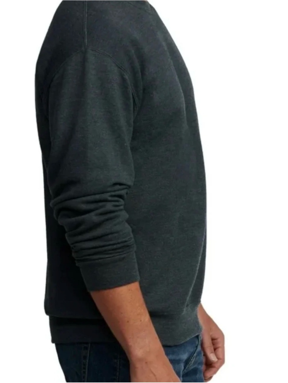 FRUIT OF THE LOOM CLASSIC SWEATSHIRT EVERSOFT MEN CREWNECK CHARCOAL GRAY SZ 2XB*